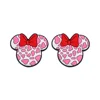 Mouse head bead Pink SA323