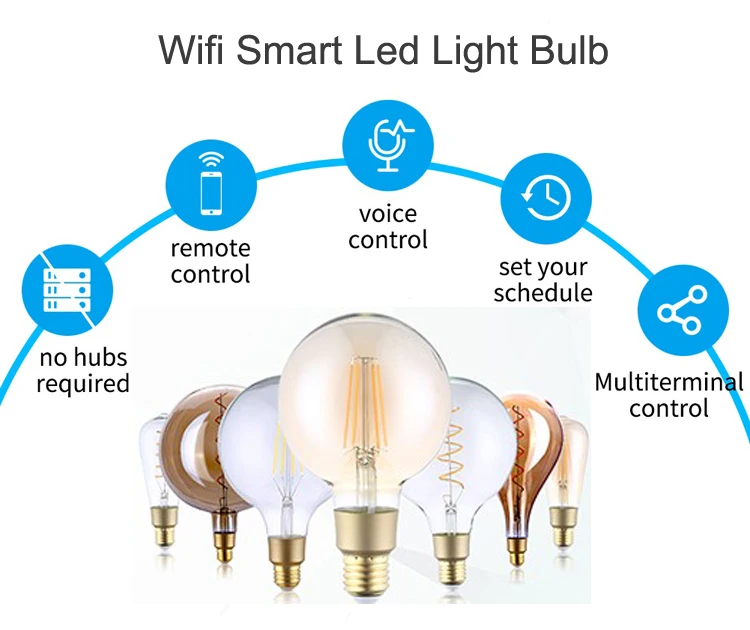 Apple Homekit Wifi Led Smart Light Bulb with Speaker Works with Alexa Google Assistant