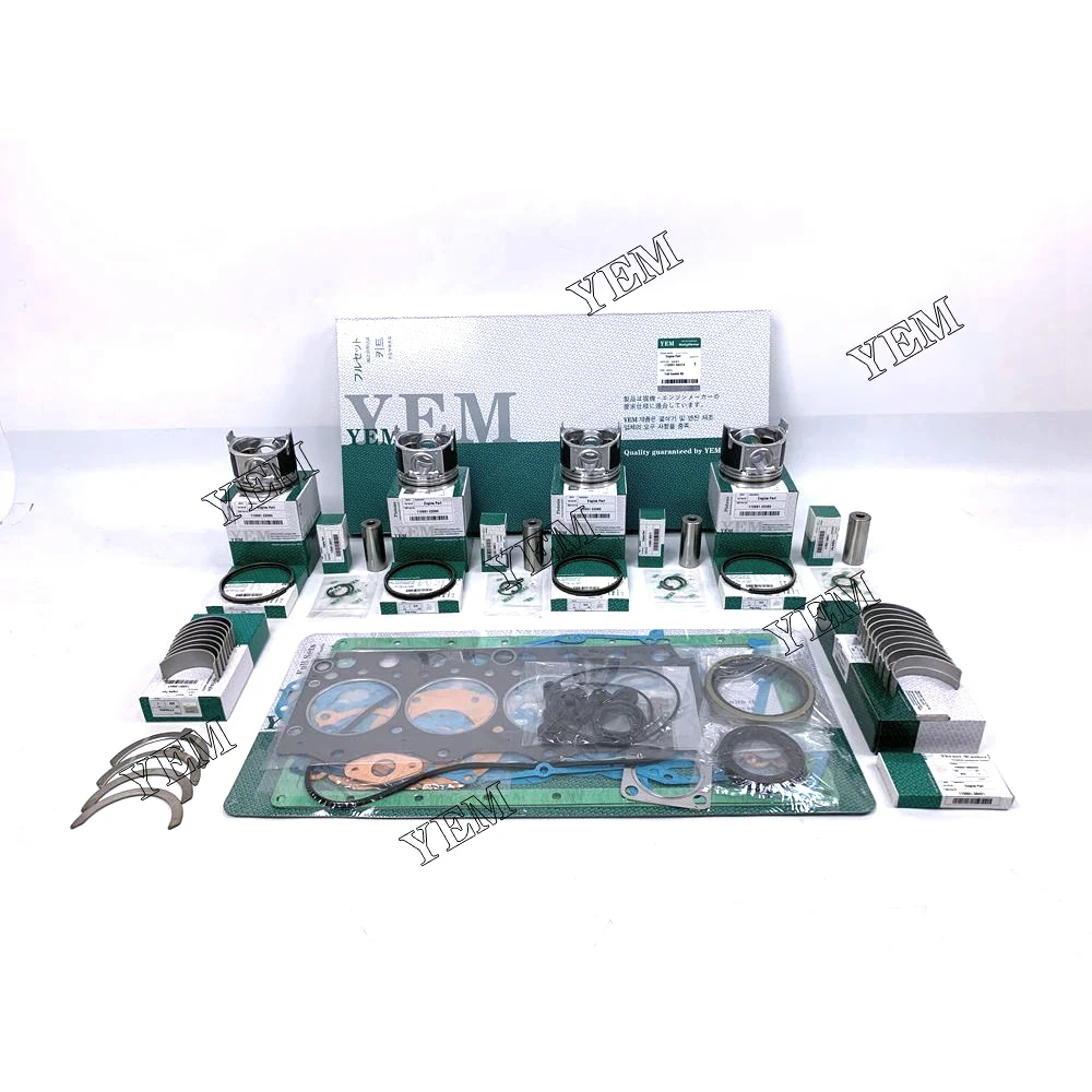 C240 Repair Kit With Head Gasket Set Cylinder Piston Rings Bearings for Isuzu China Engine Parts Supplier