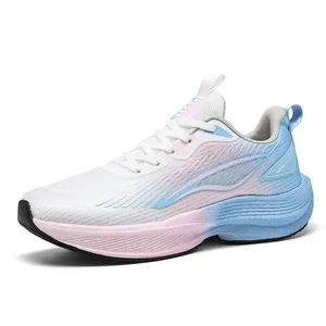 Zapatillas Hombre All-match Mesh Fabric Breathable Running Shoes Casual Men's Lightweight Soft Bottom Shock Absorbing Sneakers