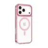 Boîtier magnétique à cadre métallique rose-25a