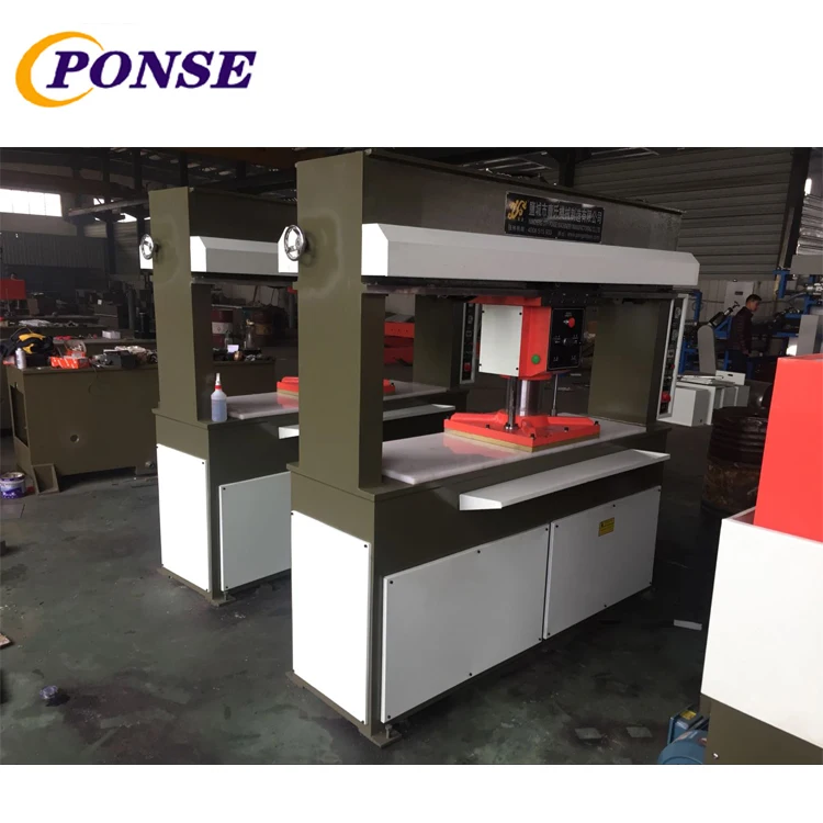 30T Hydraulic Traveling Head Leather Die Cutting Press Machine