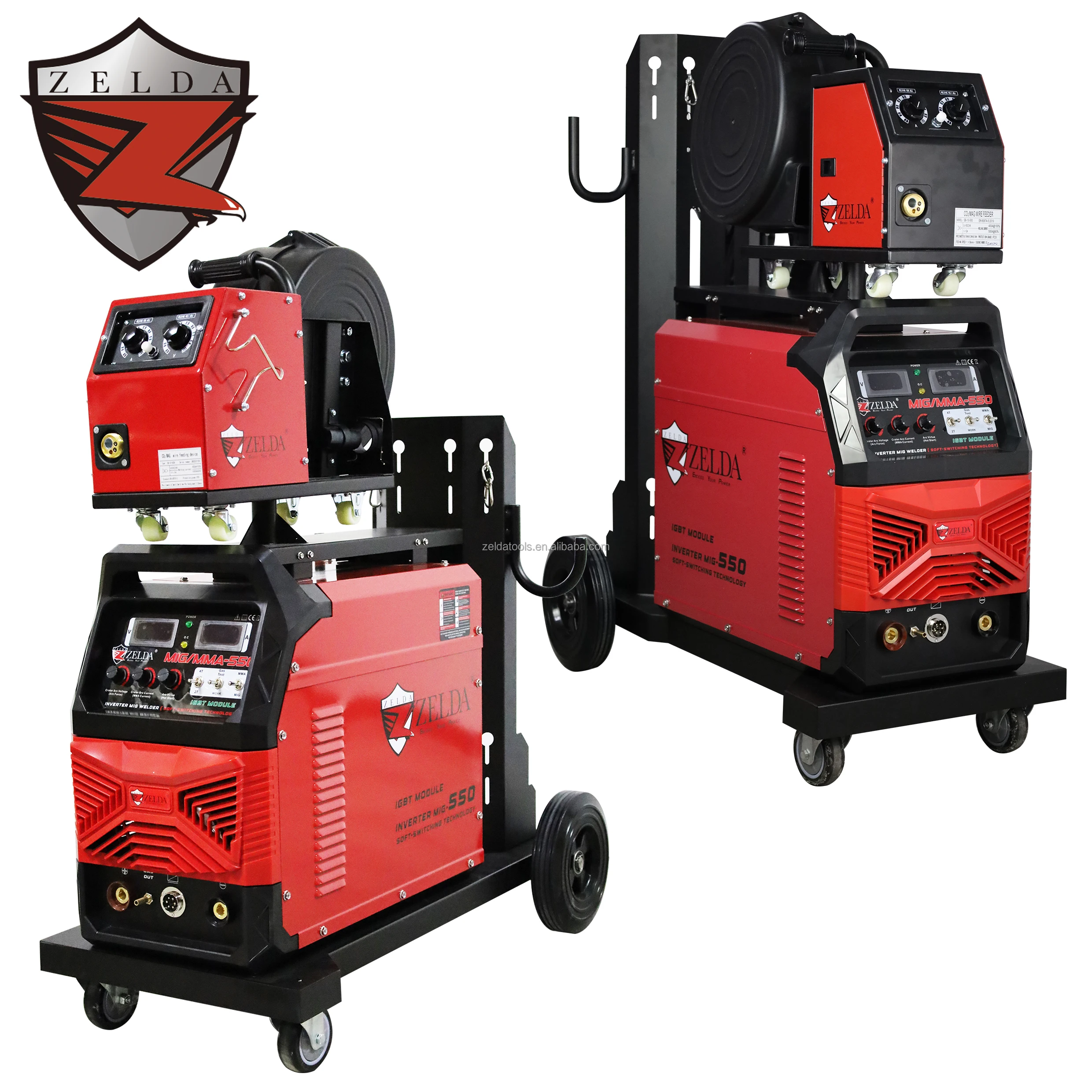 ZELDA Industrial Heavy-Duty 550 Amp MIG MMA Welding Machine