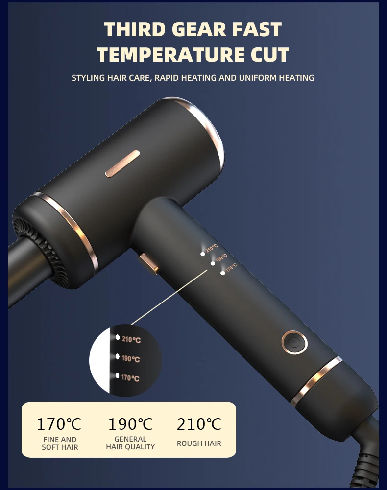 Oem Odm New Design Cool Air Hair With Lcd Display Big Waver Hair Curler