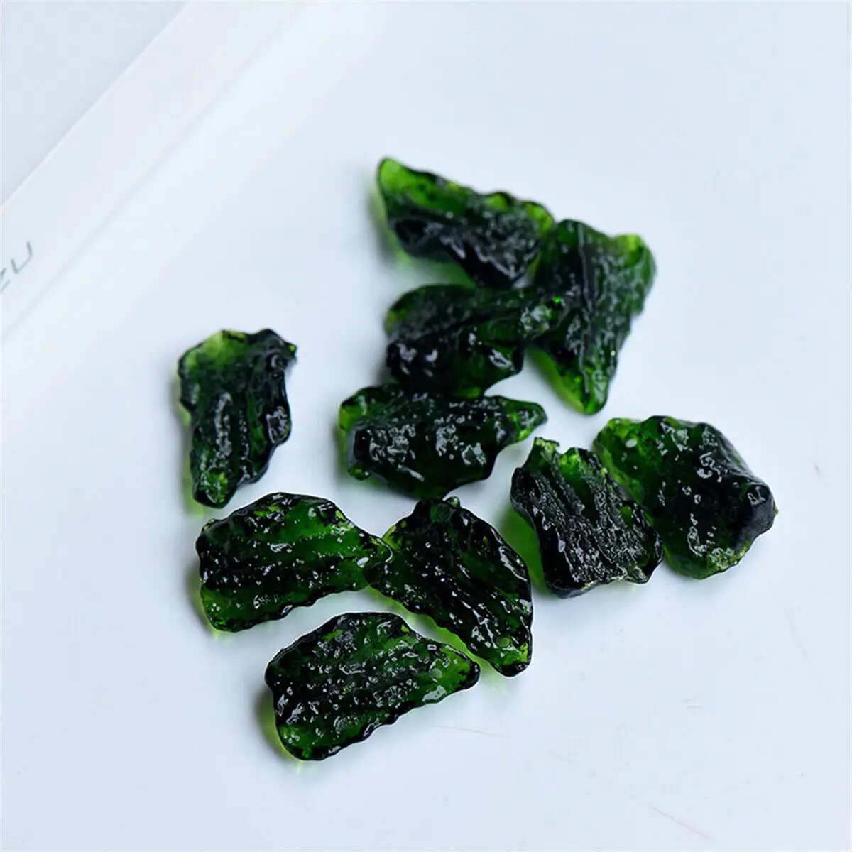 Genuine Moldavite Tektite Meteorite Crystal – Czech Republic Natural Stone For Jewelry & Healing - View #13