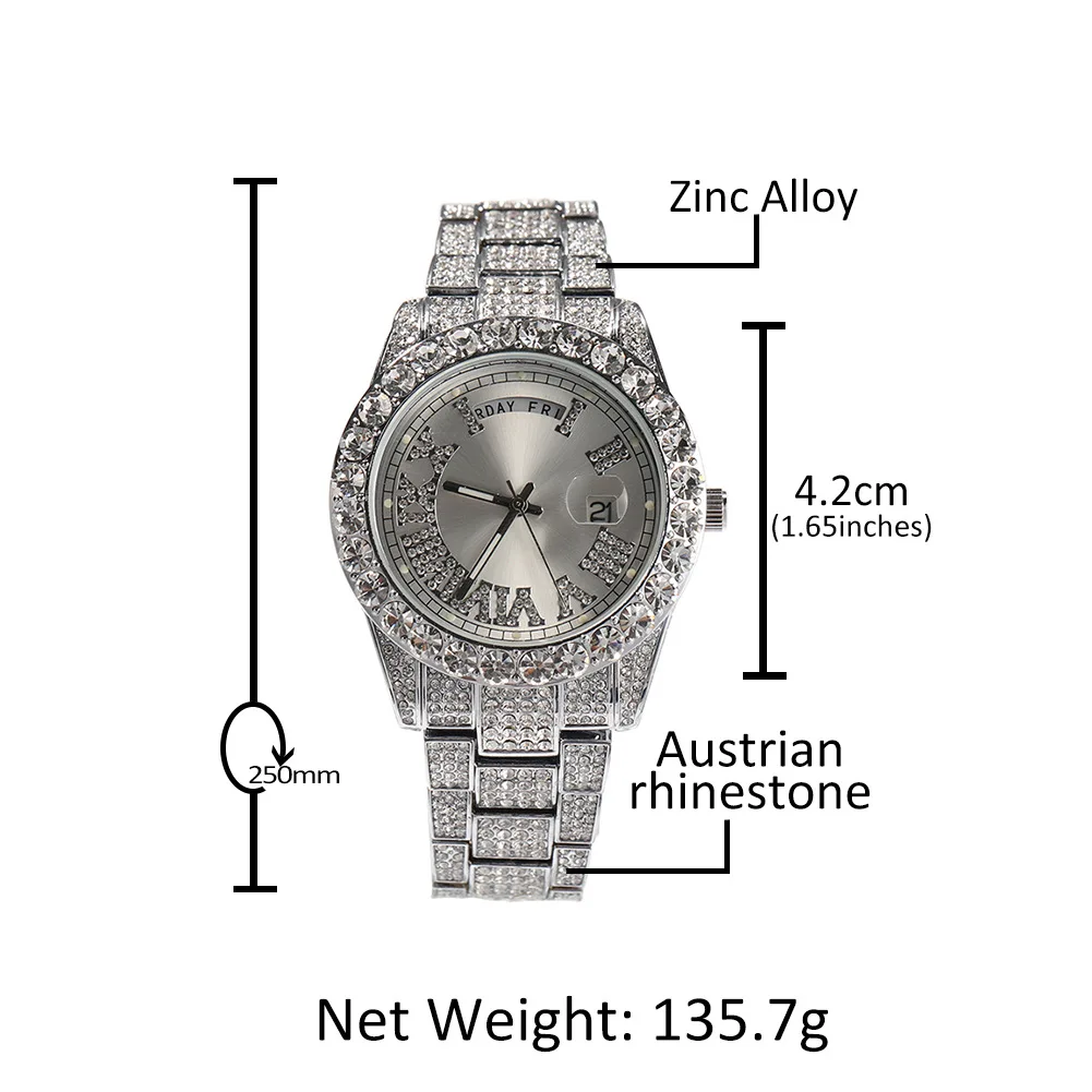 Shop Our Top Icy New Hip Hop Fashion Watch with Shiny Diamonds