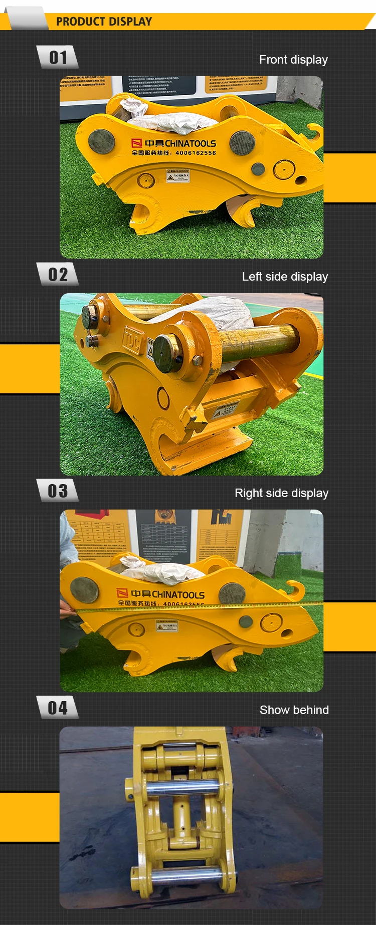 Excavator Hydraulic Connection Fittings Quick Hitch Quick Couplers