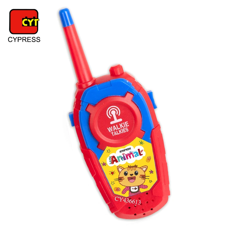 Лидер продаж 2022 игрушки для игр на открытом воздухе рация с мультяшными животными 2 упаковки