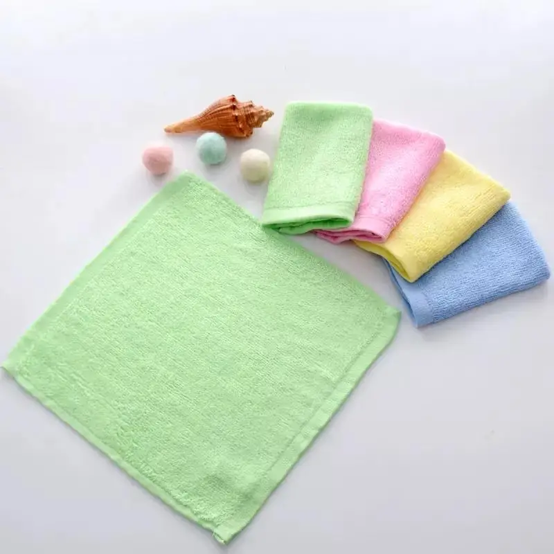Hot Sale 100 Bamboo Or Bamboo Cotton Blended Washcloths Towel For Baby