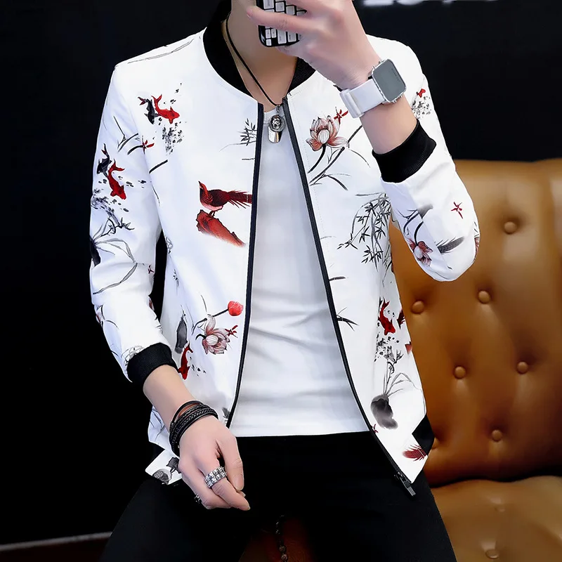 Men's Korean Version Of The Trend Of Spring, Autumn And Winter New Slim  Youth Thin Handsome Jacket Jacket - Buy Men's Korean Version Of The Trend  Of Spring, Autumn And Winter New Slim Youth Thin Handsome Jacket Jacket  Product on