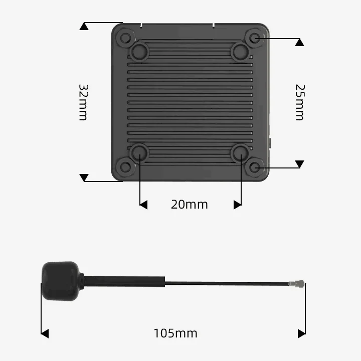 Kit Caddx Walksnail Avatar HD Nano V3 - Caméra FPV 1080P 60fps Avec Mémoire Intégrée 32Go - Câble 9cm Ou 14cm Pour Drone électrique