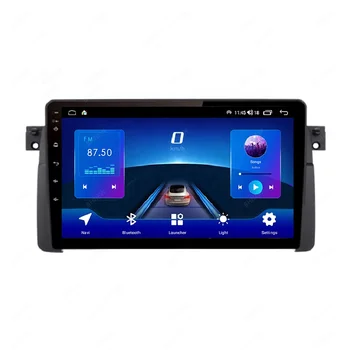 Android 9'' IPS 1Din Car Radio Stereo GPS Navigation For BMW 3 Series E46 M3 1998-2006 Multimedia Player Carplay 4G Lte WIFI