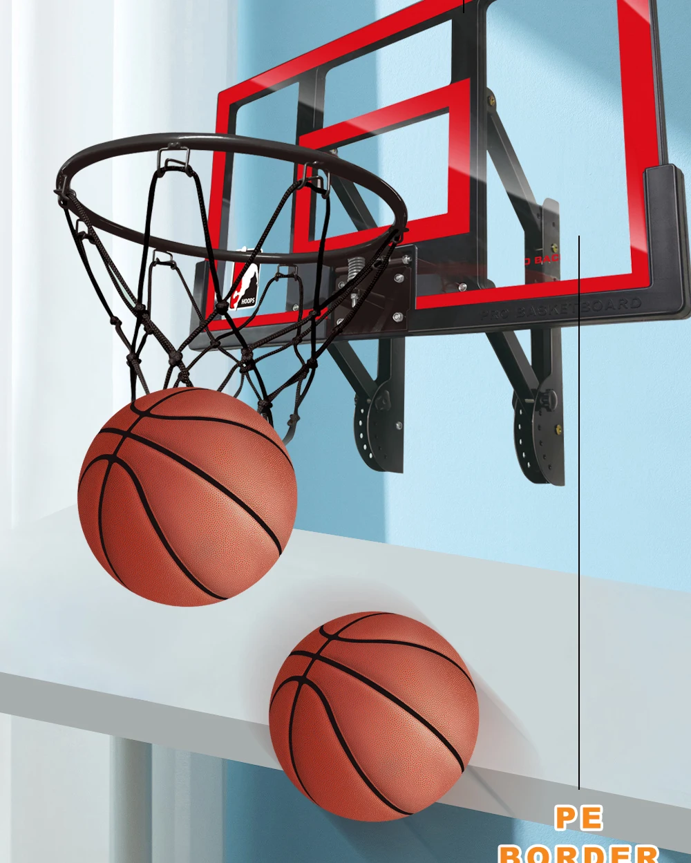 Mini Basketball Hoop Set for Kids & Adults - Fun Tabletop Game with  Balls Perfect for Office Home or Party Entertainment