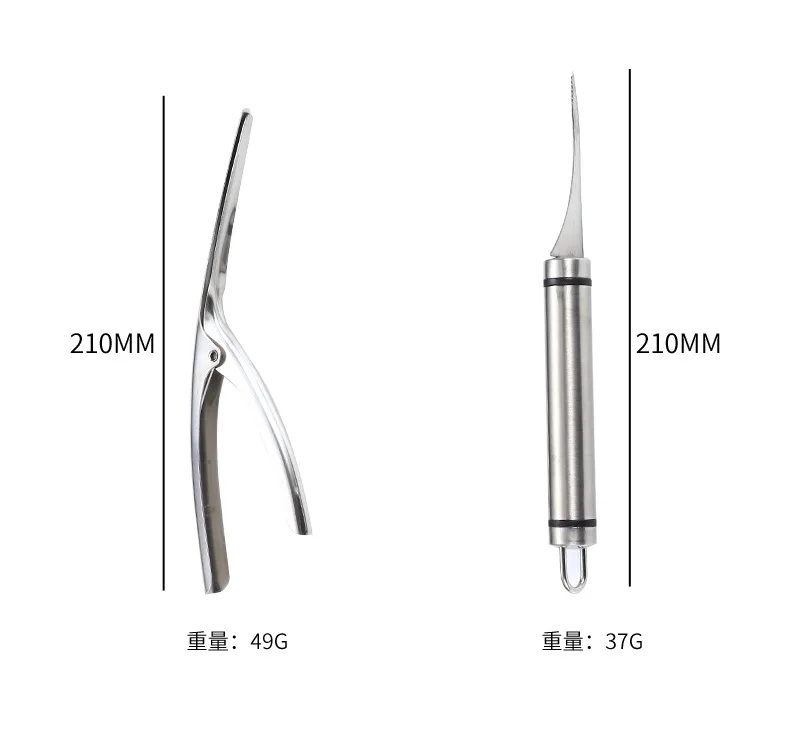 304 креветки нержавеющей стали нож зачистки креветки средство для удаления линий карабин с неприлипающим покрытием морепродуктов инструменты аксессуары гаджет
