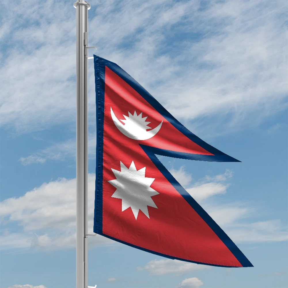 Quốc kỳ Nepal:
Năm 2024 đánh dấu 70 năm ngày Nepal trở thành quốc gia độc lập. Và quốc kỳ Nepal là niềm tự hào của người dân nơi đây với hình ảnh tuyệt đẹp của nó. Hình tam giác vàng đầy tượng trưng cho sự hy vọng và ngọn núi phía trên ám chỉ sự vững chắc của đất nước này. Cùng xem hình ảnh quốc kỳ Nepal để khám phá nét độc đáo và đẹp đến kỳ diệu của biểu tượng đất nước này.