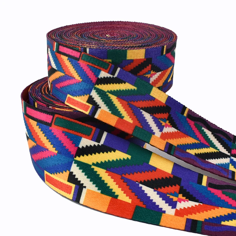 BENECREAT Jacquard Webbing, Webbing Strap Polyester Sewing