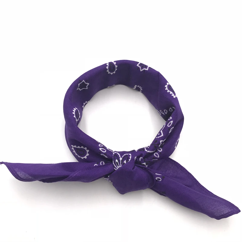 Охлаждающая фиолетовая Бандана с пользовательским изображением