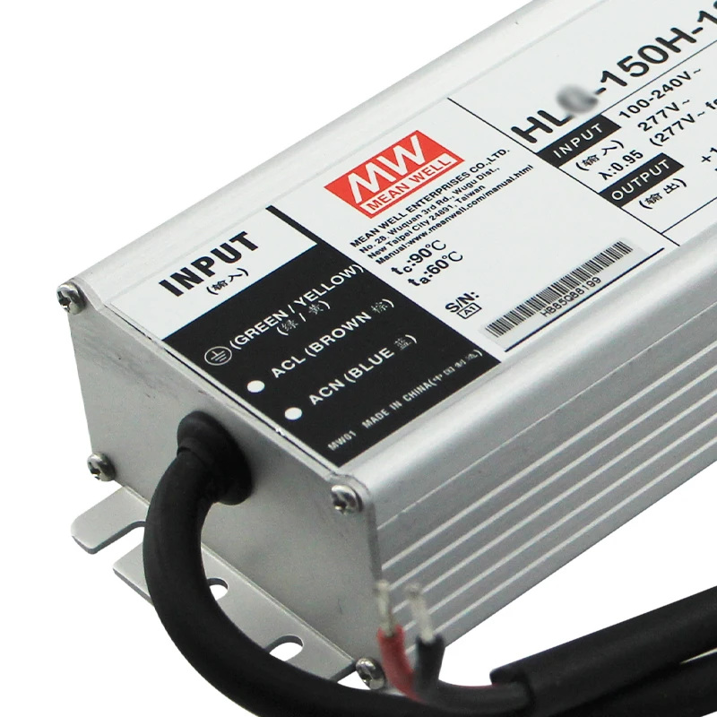 HLG-150H-12,HLG-150H-24 /A□□ MEAN WELL｜LED照明用PSE電源｜TAKU