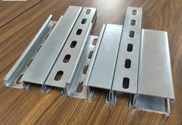 Slotted Hot Dip Galvanized C and U Shaped Unistrut Steel 41X41mm/41x21mm Steel Profile Strut Channel Lintel/window Lintel