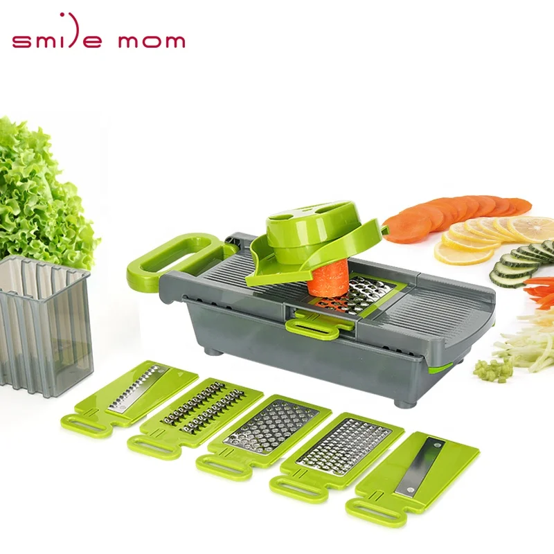 Кухонная овощерезка Smile mom, регулируемая терка, слайсер, профессиональная мандолина