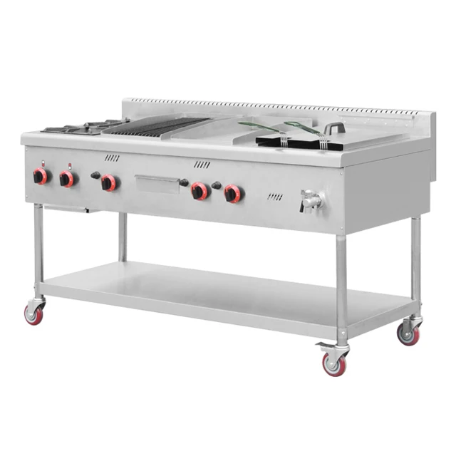 Quality Restaurant Stainless Gas Burner Combined Stoves - Buy Gas ...