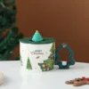 Árbol de Navidad-Blanco Verde
