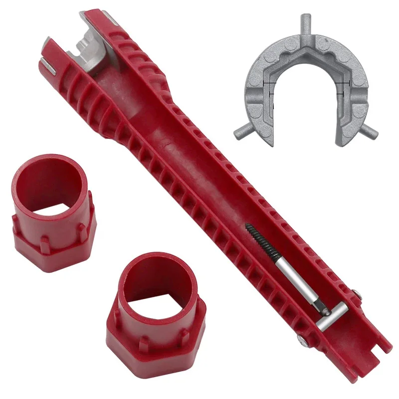 Clé à Douille Multifonction 8 En 1 Pour Installation Robinet D'Évier - Outil Plomberie Universel