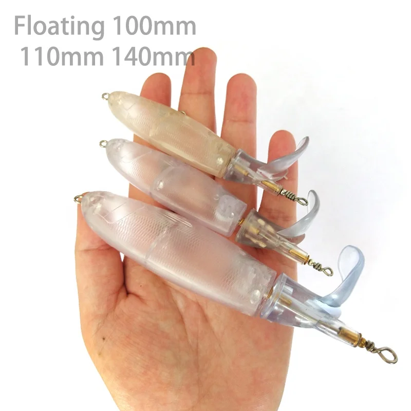 oem blank topwater whopper plopper 10cm