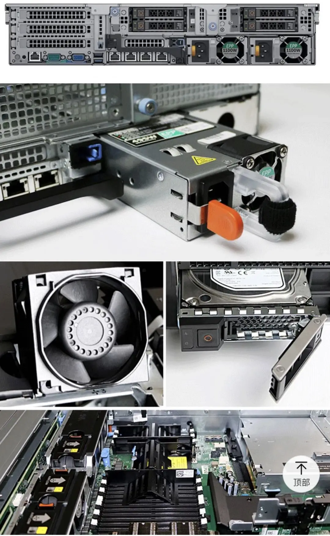 Original Factory PRECISION 7820 TOWER 4110 2.1GHz/64G/2*2TB/P1000 4G/DVDRW /950W De Ll T7820 Workstation