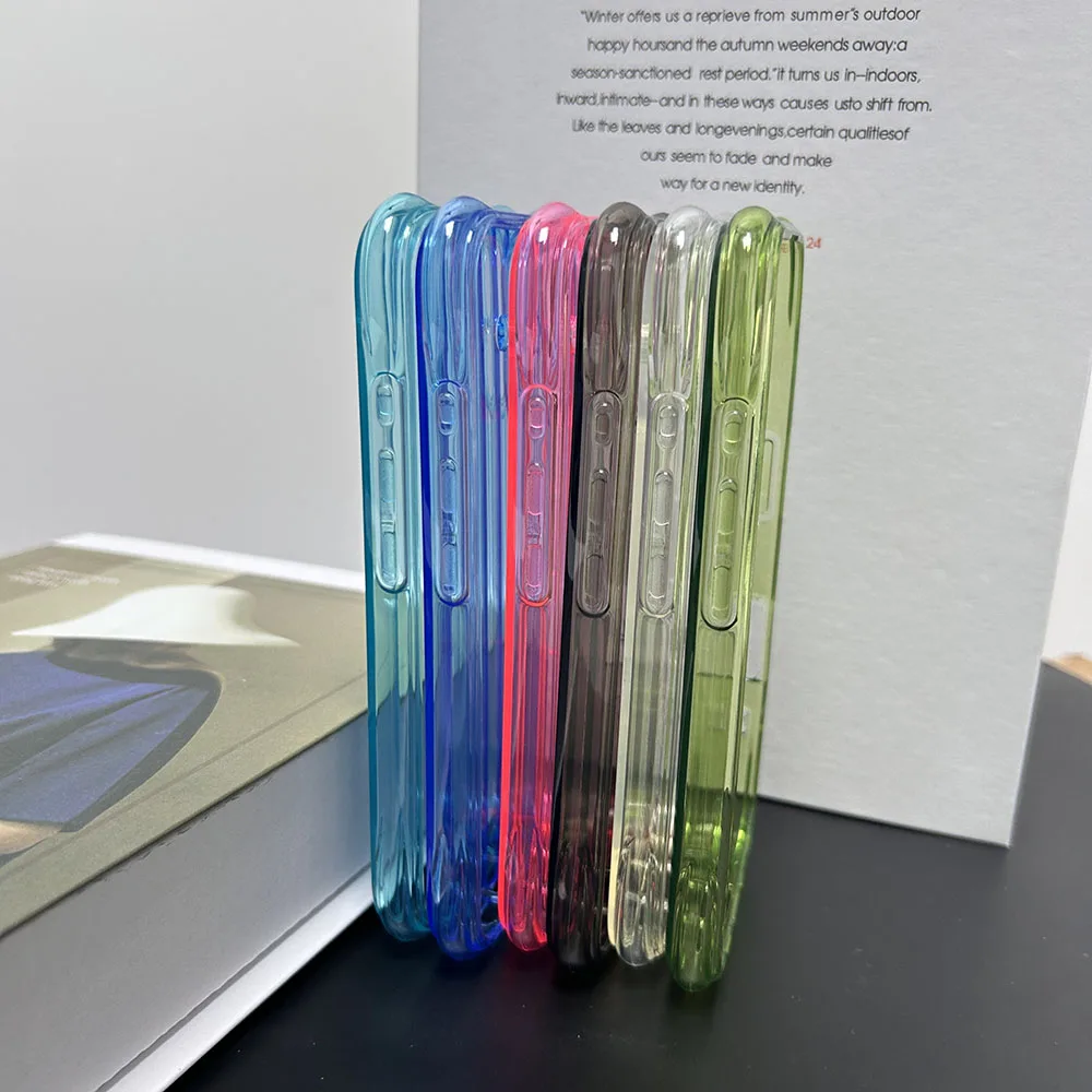 Transparent Phone Case For Iphone 16 Pro Max Plus Candy Color Travel Luggage Multiple Colors Sjk511 Laudtec supplier