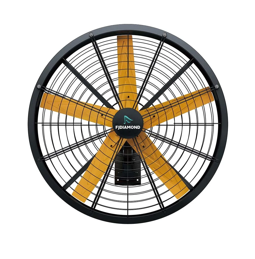 High Quality 0.9m 1.2m Commercial Wall-Mounted Big Fan for large Spaces Vestibulum Plantarum Restaurants Farms Hotels 220v Motor