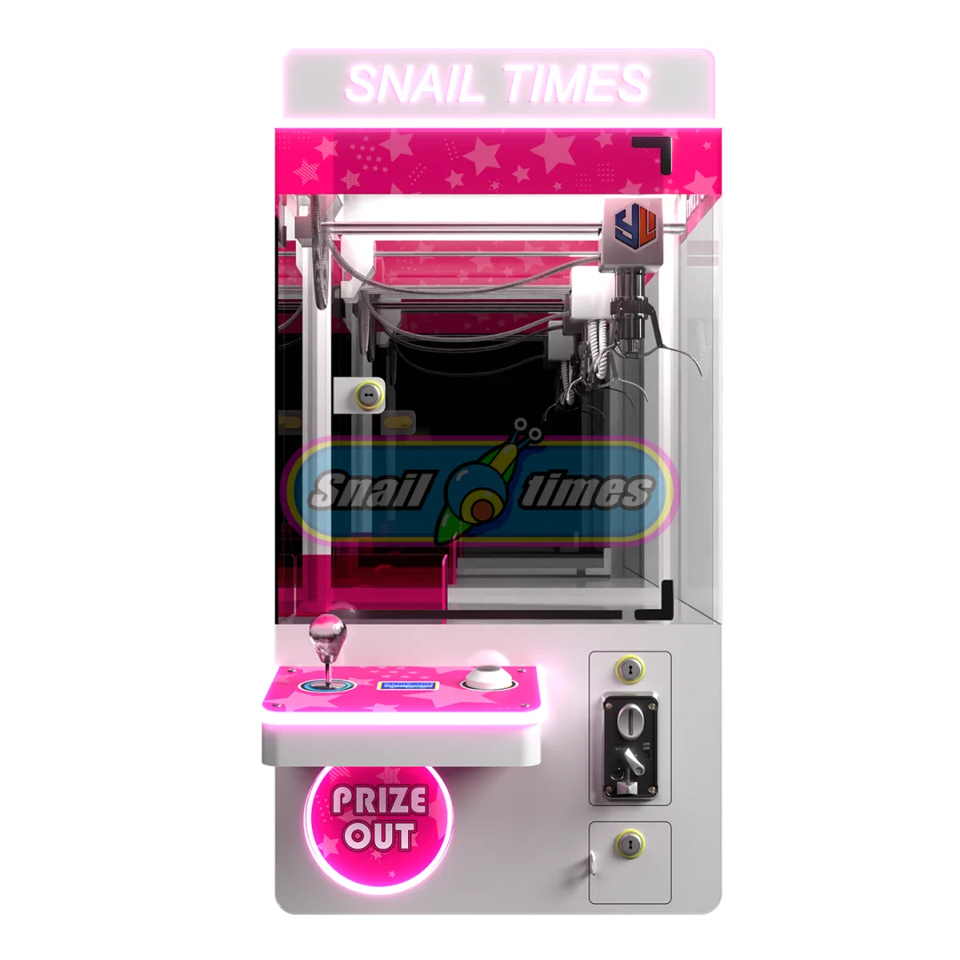 Snail Times Mini Claw Machine - Fun Coin-Operated Game
