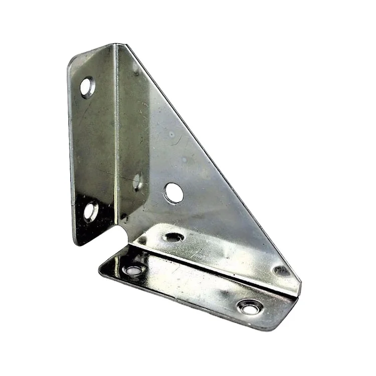 Set Di Staffe Di Collegamento Ad Angolo Per Letto Resistente, Con Foro Di Fissaggio M8, In Acciaio Zincato - Foto 3