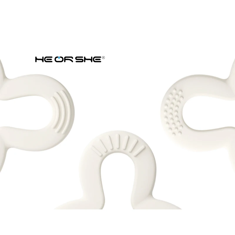 Набор мягких силиконовых детских прорезывателей для зубов Heorshe, жевательная игрушка для малышей
