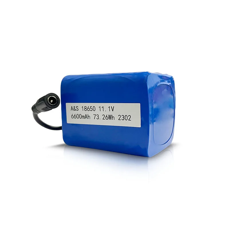 18650 11.1V 6600mah Battery Pack - 300 Deep Cycle Lifespan