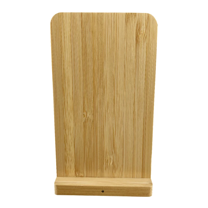 Беспроводная зарядная станция с деревянной подставкой вертикальная Индукционная док-станция для iPhone 10