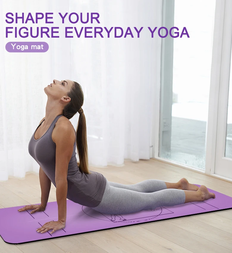 Оптовая продажа, экологически чистый коврик для упражнений из натурального каучука на заказ, очень большой длинный Коврик для тренировок и фитнеса, лучший нескользящий коврик для йоги с ремешком