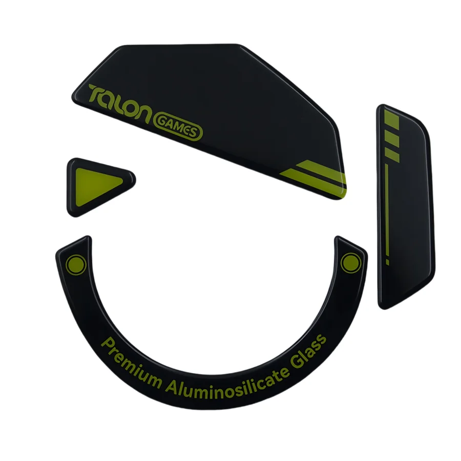 3.0mm Toughened Glass Material Gaming Mouse Pad Smooth Surface Edge Anti-Slip Washable for Living Room Kitchen Building Outdoor