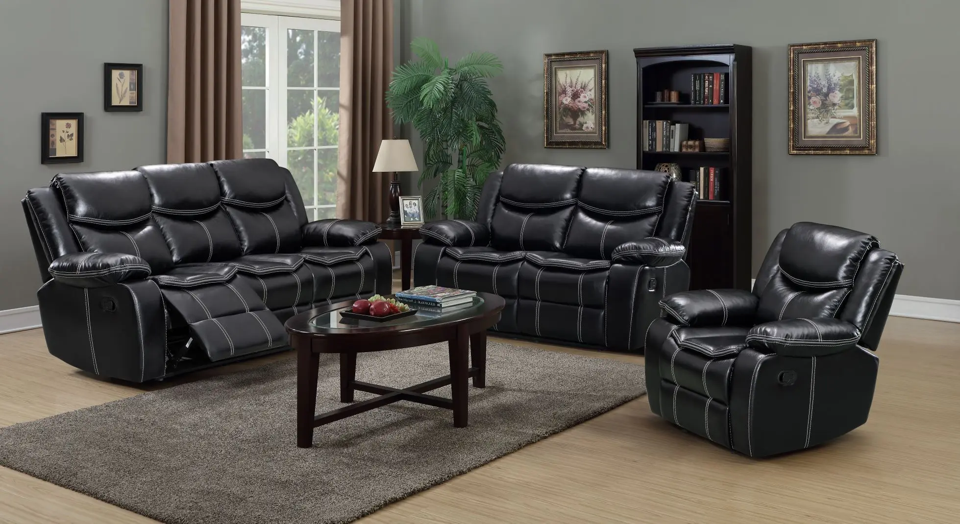 Modular Modern Full Manual Zoy Recliner Sofa Set Corner Couch Sectional
