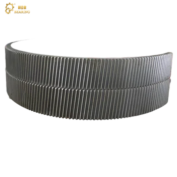 Factory customized steel segmented ring gear rotary kiln segmented ring gear dryer segmented ring gear