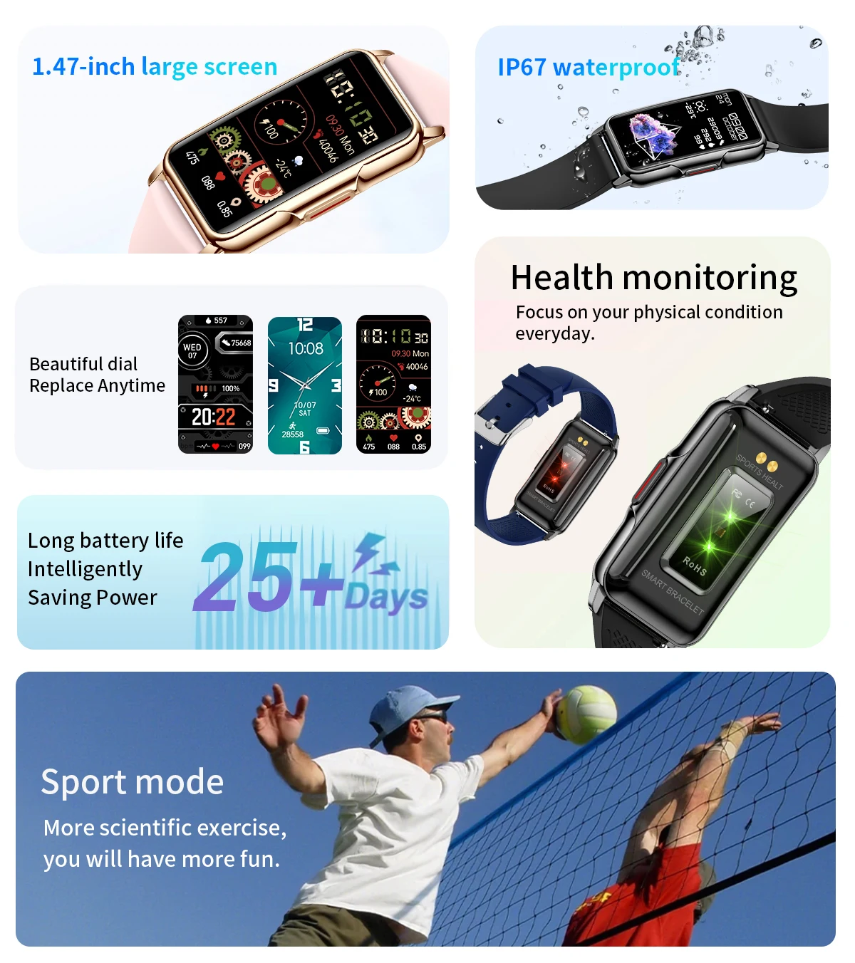 Chinese factory supplier supply  2025 H80 Relojes Smart Watch 1.47inch Bt Call Heart Rate Monitoring Multi-sport Modes Waterproof Smart Watch For Men Women - Buy 2025 Smart Watch Relojes Smart Watch Smart Watch For Men Smart Watch For Women