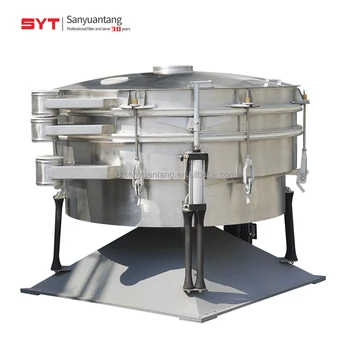 Magnesium Silicate Sieving Tumbler Screeners Sifting Machine Tumbler Vibrating Sieve With Woven Wire Cloth Screen