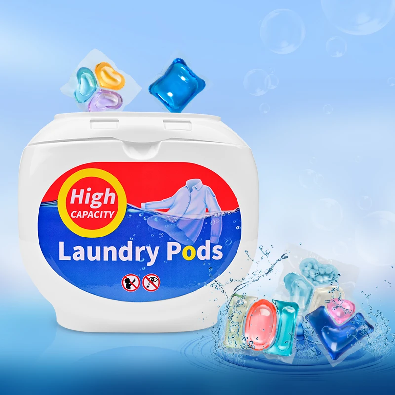 Polyva Clover Soft High Performance Custom Eco Booster Beads Scent Dissolvable Laundry Pods Detergent Pods