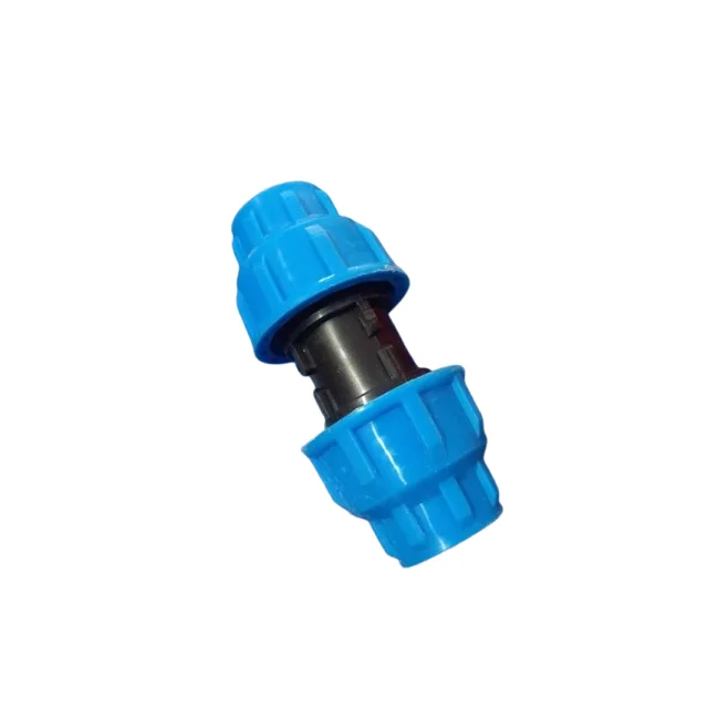 Most Selling PP/PE Compression Pipe Fitting End Coupler 32mm for Agriculture Available at Affordable Price