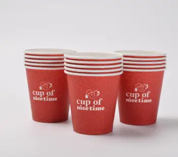 Disposable Wholesale Custom Printed Paper Ice Cream Cone Sleeve Waffle Cone Cups Packaging With Logo