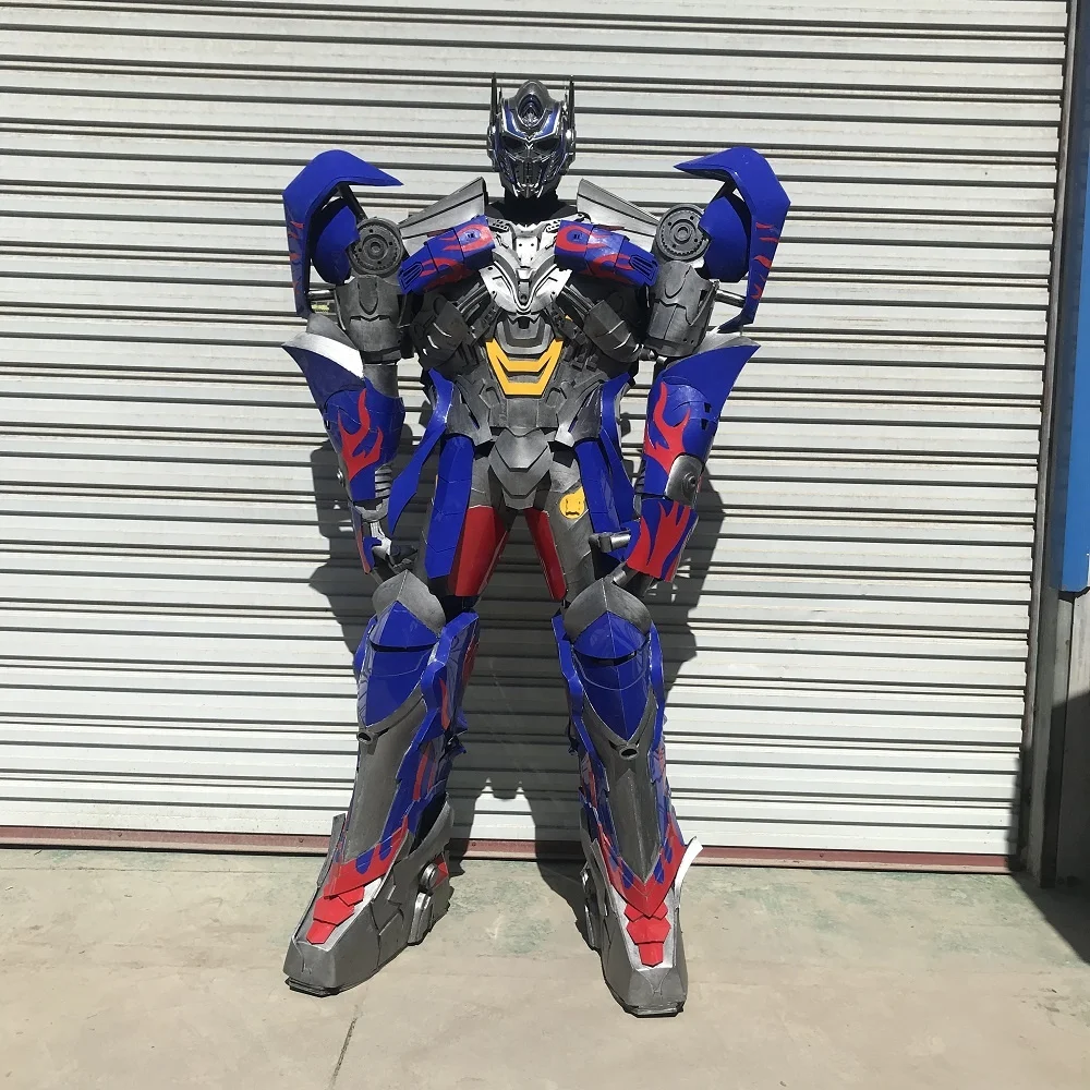 New Arrived Adult Size Wearable Walking Dancing Led Robot Mascot Cosplay Costume for Event Party Rental
