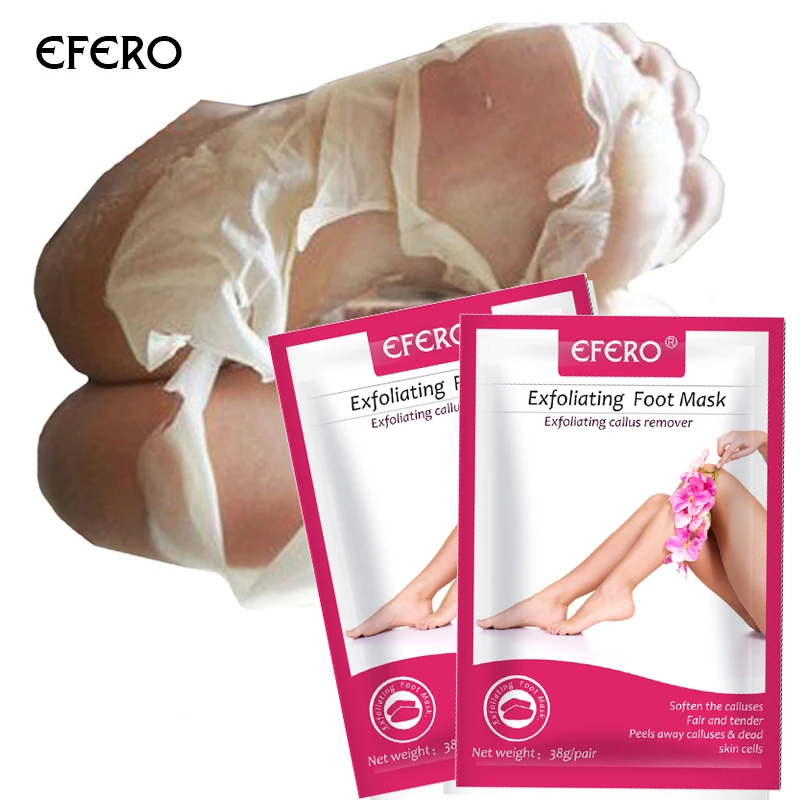 Efero Aloe Dead Skin Remover Foot Mask Exfoliating Feet Mask Socks