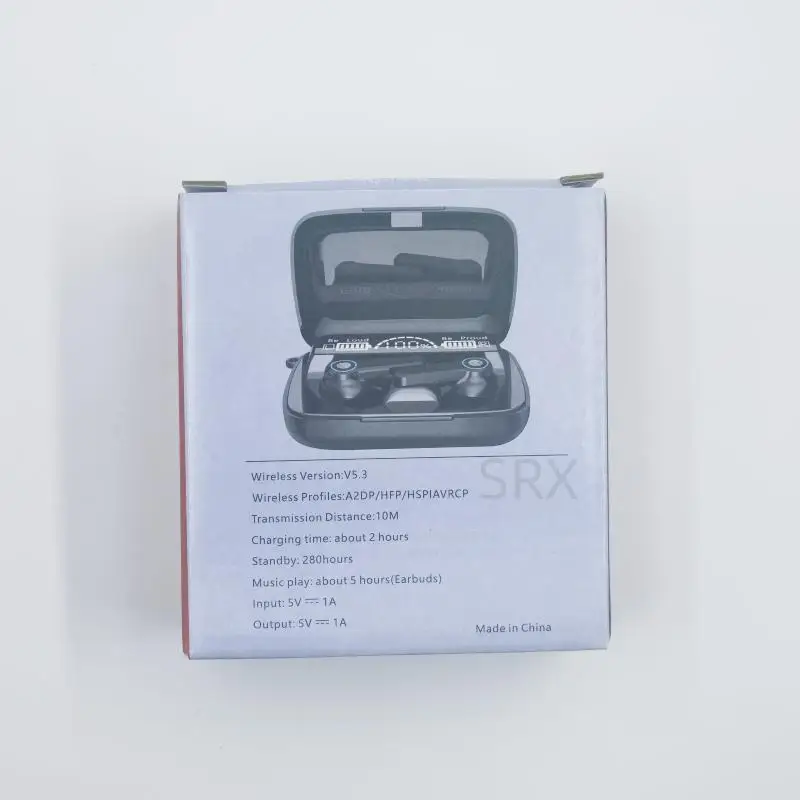 M19 Наушники игры сенсорные водонепроницаемые мини-гарнитура светодиодный цифровой дисплей наушники M19 TWS 5,0 беспроводные наушники