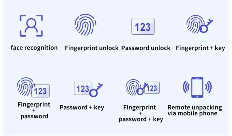 CEQSAFE Metal Electronic Digital Lock Fingerprint WiFi Safe Box Smart Home Office Security Safe Box for Money factory