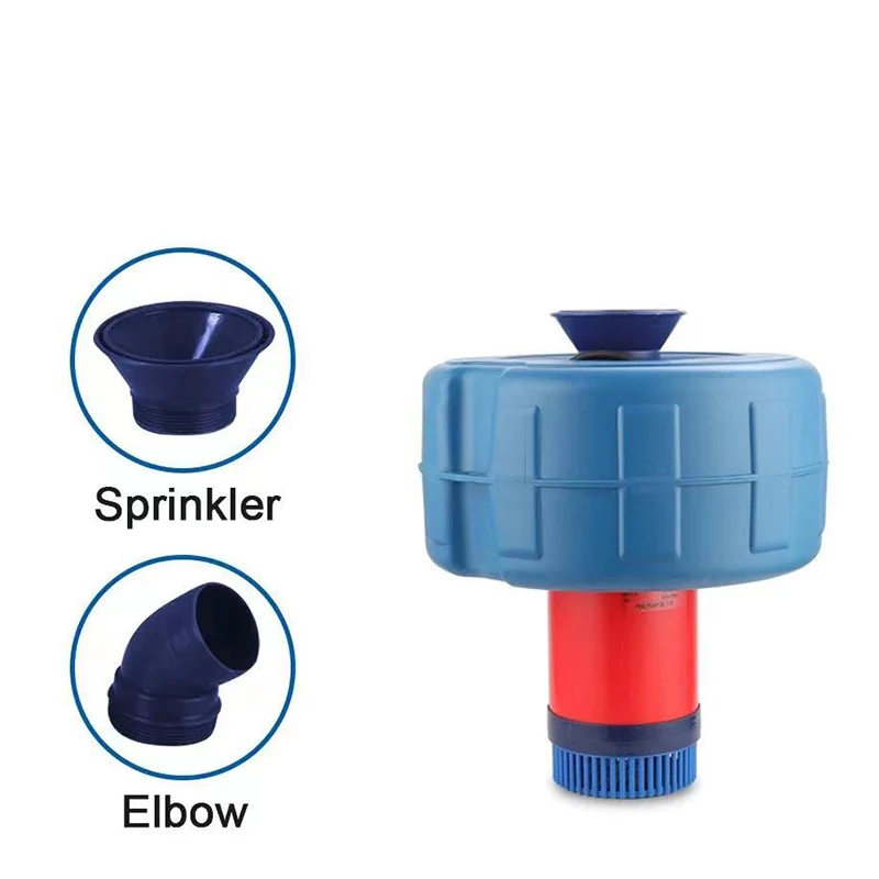 Jet Aerator Floating Farmland Irrigation Solar Air Pump for Large Pond Waterwheel Aerator